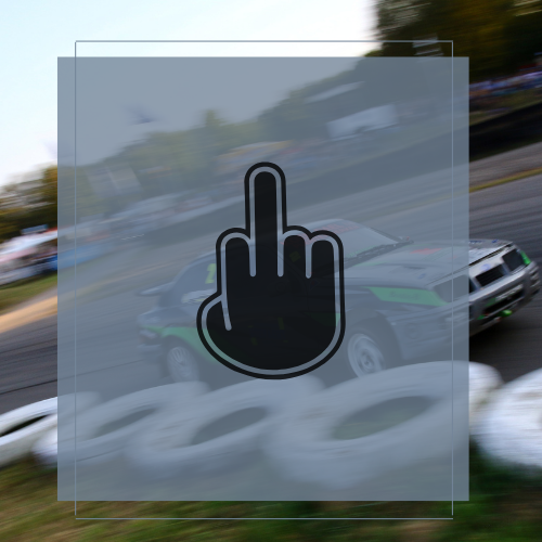 Sticker Middle finger