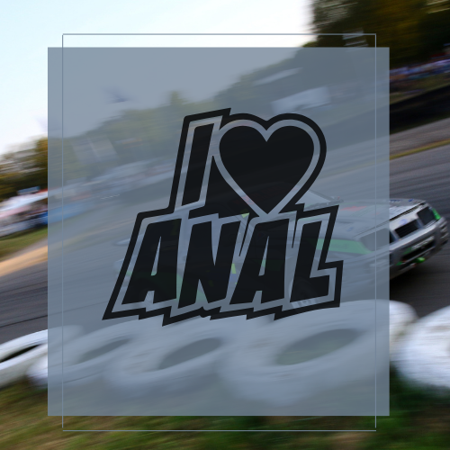 Sticker  I love anal