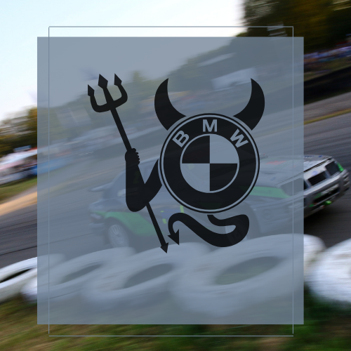 Sticker BMW devil