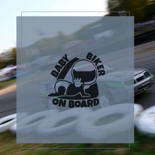 Sticker Baby biker on board