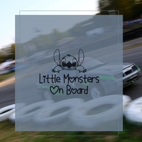 Sticker Litlle monster on board