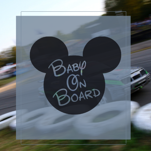 Sticker Baby on board micky