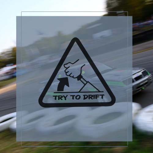 Sticker Try to drift