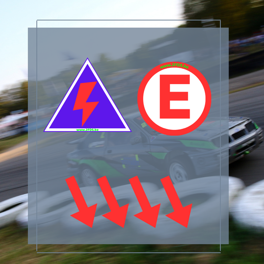 set veiligheid stickers