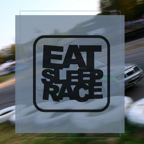 Sticker Eat sleep race