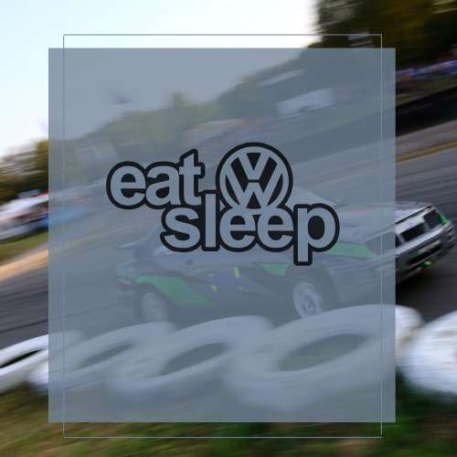 Sticker Eat sleep VW