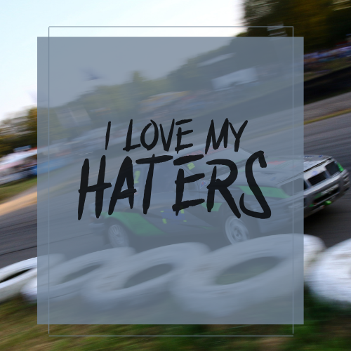Sticker I love my haters