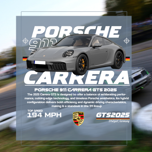 Print Porsche Carrera
