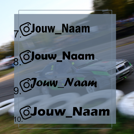 Instagram Stickers schuin
