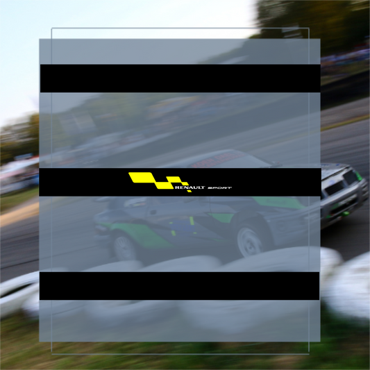Zonneband Renault sport